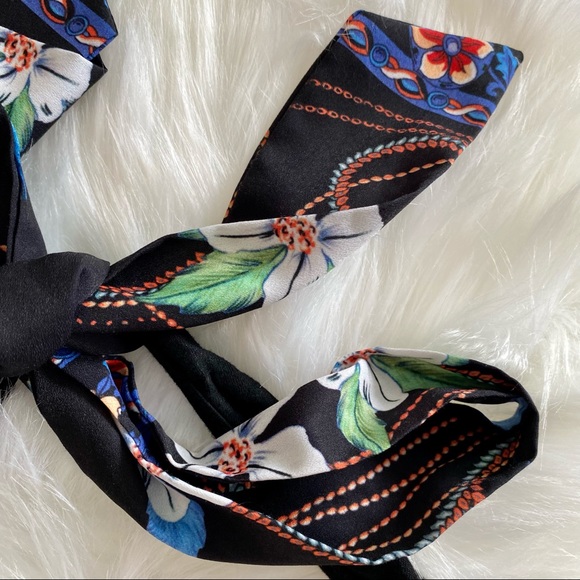 Lulu’s Size S One Shoulder Satin Ribbon Bodysuit - Picture 4 of 9